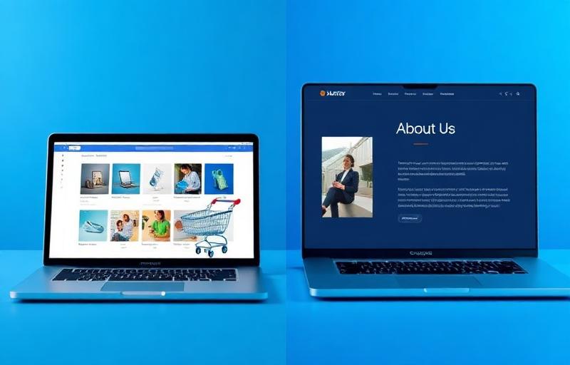 eCommerce vs Site de prezentare: Ce alegi pentru afacerea ta?